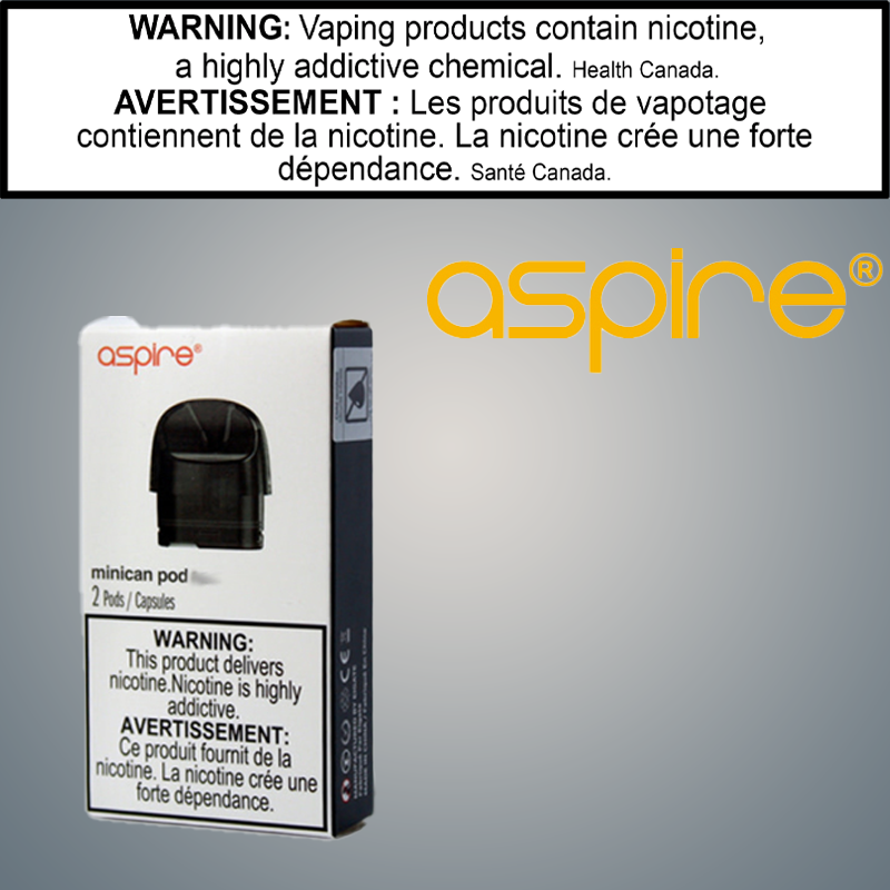 Aspire Minican Replacement Pod 3ml 1.0ohm - 2Pk