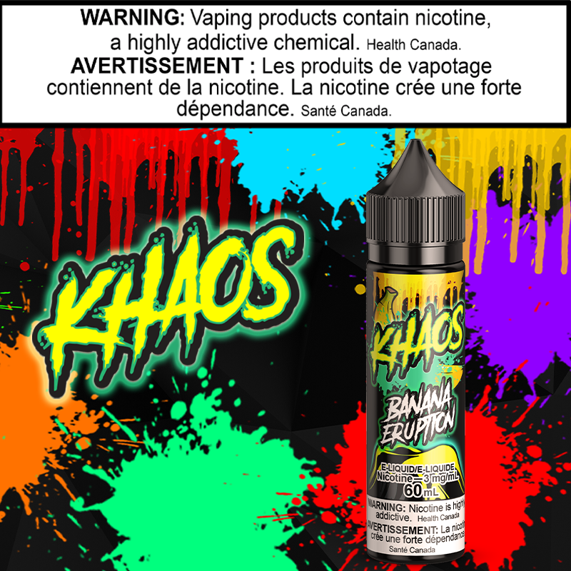 Khaos - Banana Eruption 60ml Saskatchewan