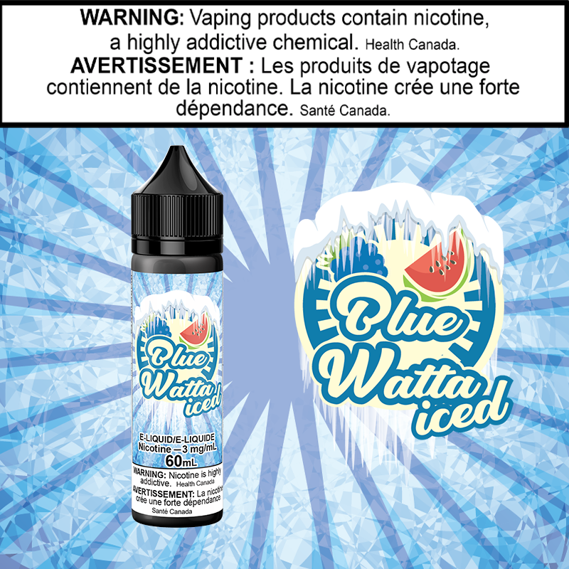 Blue Watta - Iced 60ml Salts Manitoba