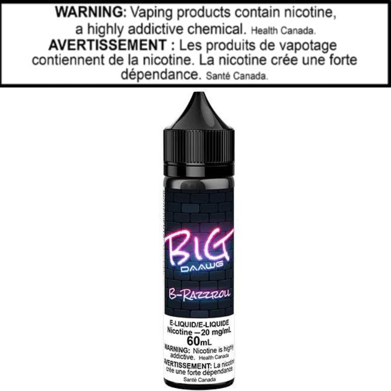 Top Daawg - Big Daawg B-Razzroll 60ml Salt Manitoba