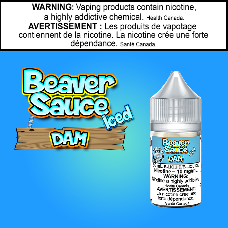 Beaver Sauce - Dam - Iced - 30ml Salt Alberta