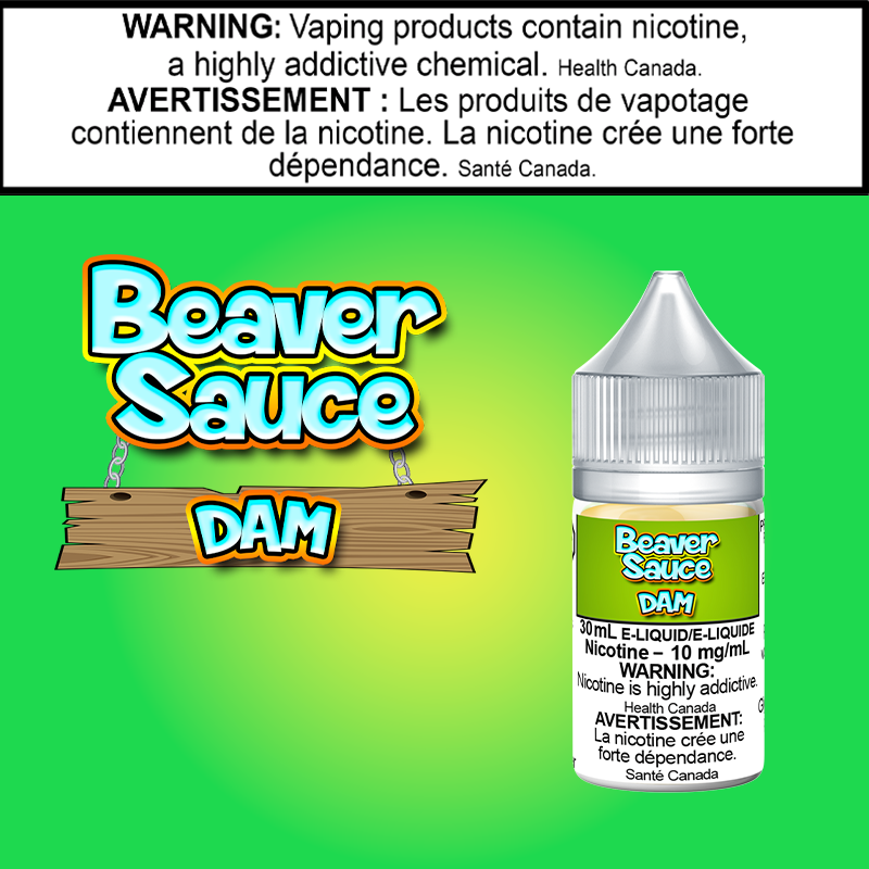 Beaver Sauce - Dam - 30ml Salt British Columbia