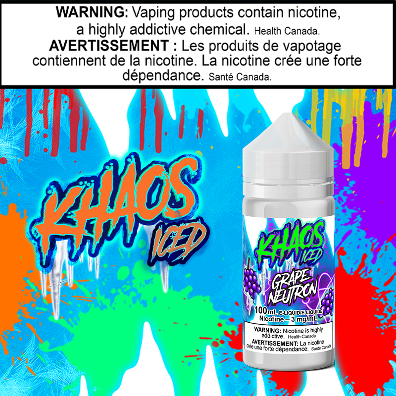 Khaos - Grape Neutron Iced 100ml Salt Yukon