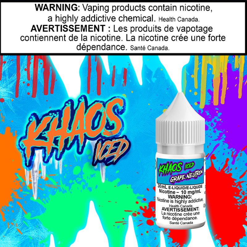 Khaos - Grape Neutron Iced 30ml Salt Yukon