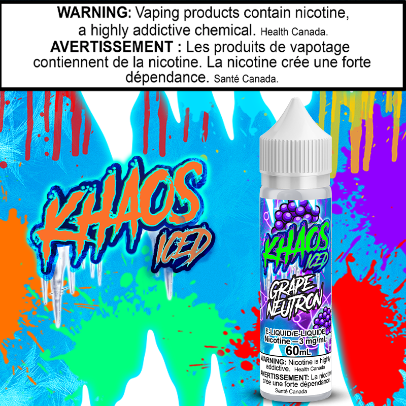 Khaos - Grape Neutron Iced 60ml Saskatchewan