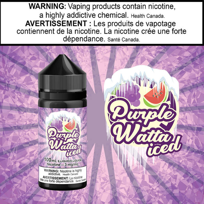 Purple Watta - Iced - 100ml Salt Yukon