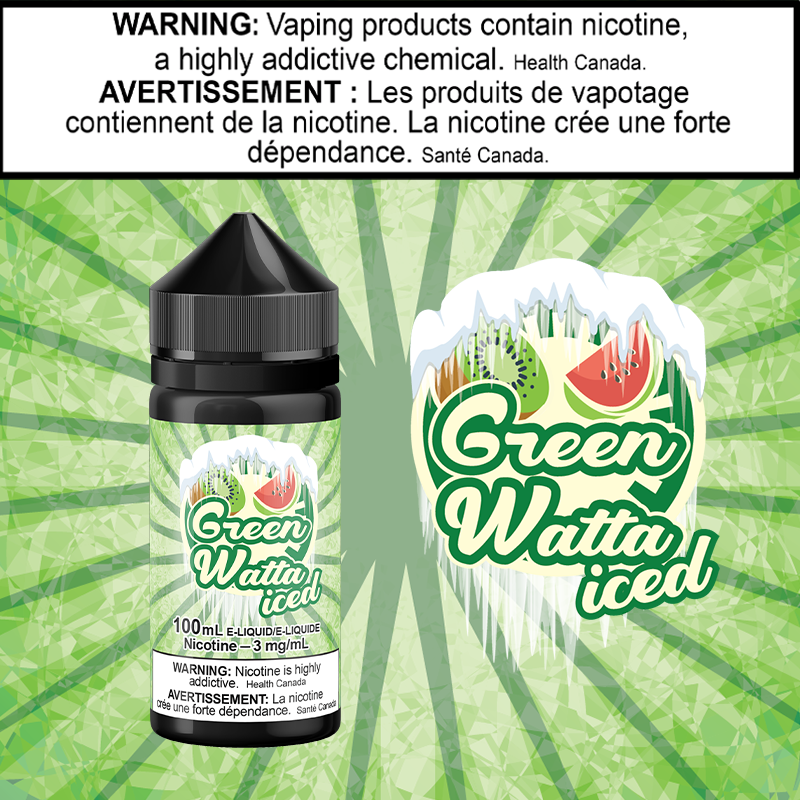 Green Watta - Iced - 100ml Salt Yukon
