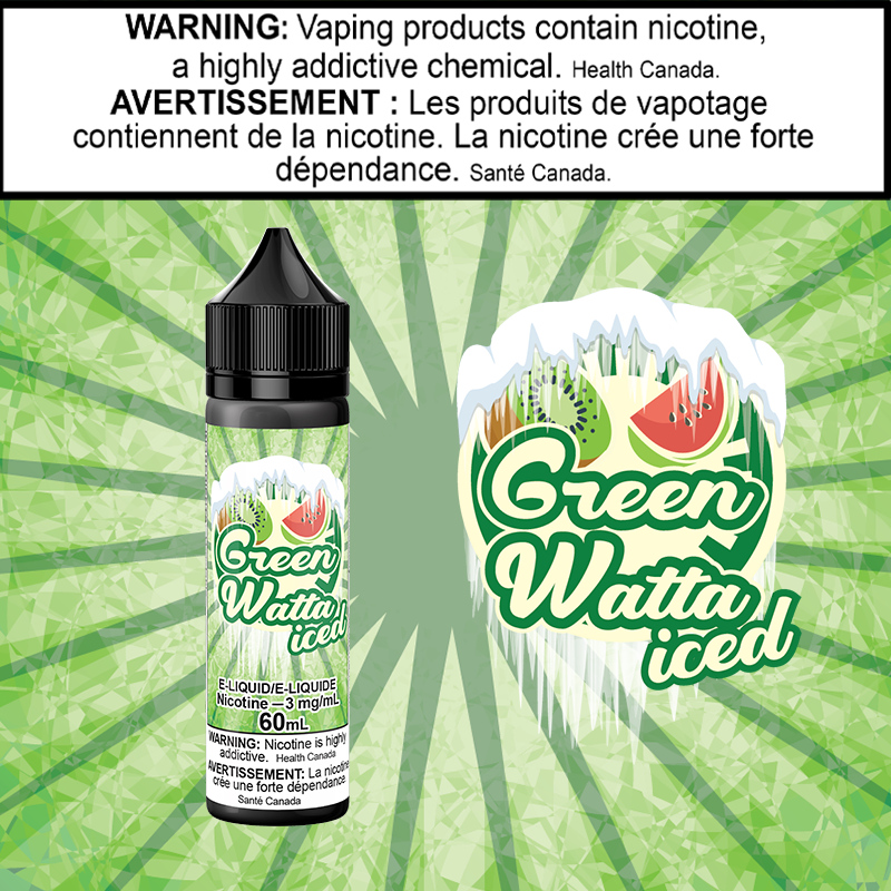 Green Watta - Iced - 60ml British Columbia