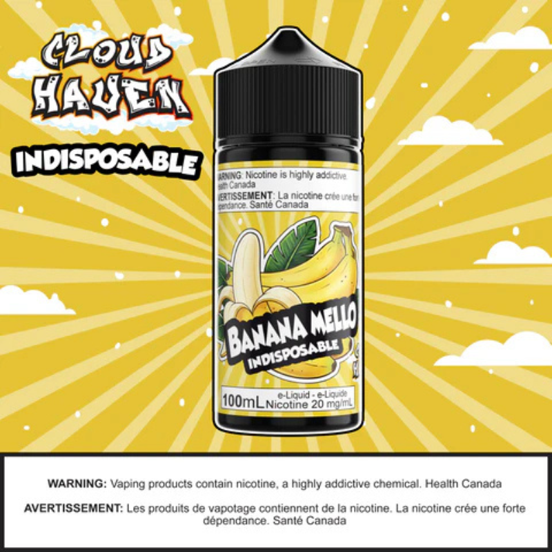 INDISPOSABLE - Banana Mello Ice 100ml SALT Ontario