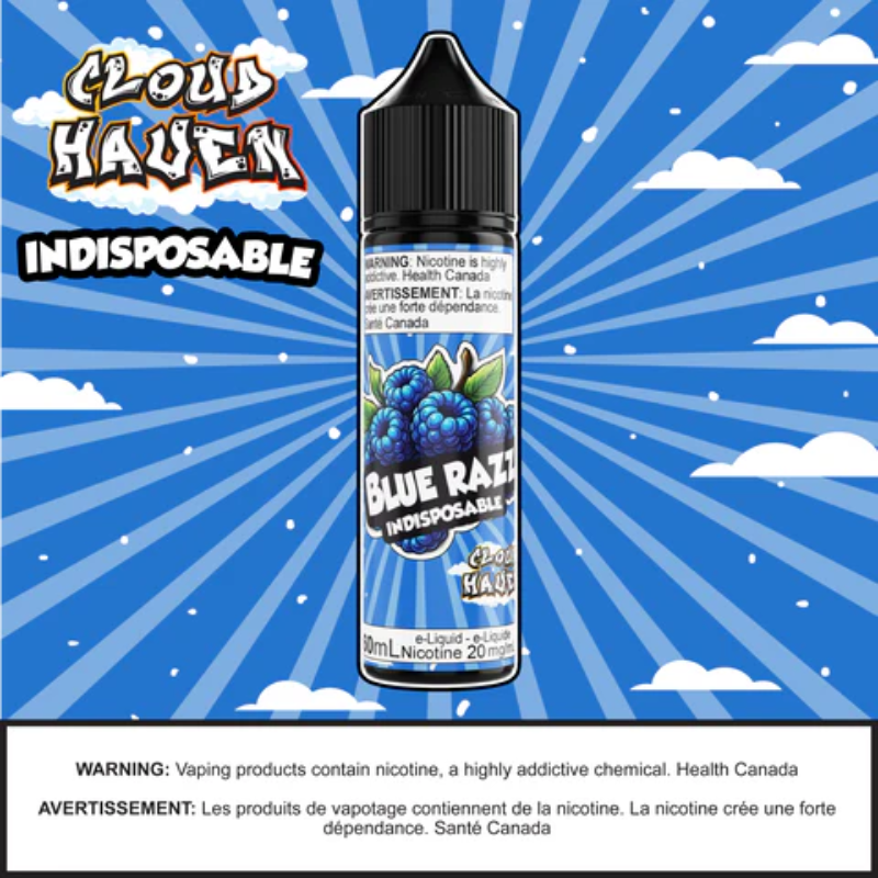 INDISPOSABLE - Blue Razz Ice 60ml SALT Manitoba