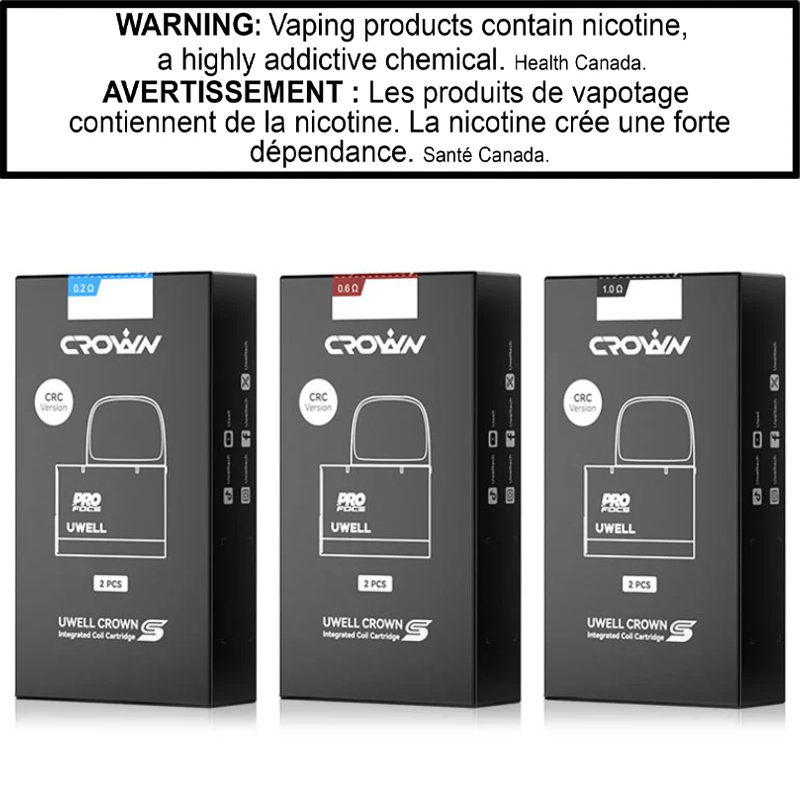 Uwell Crown S Replacement Pods 2/PK