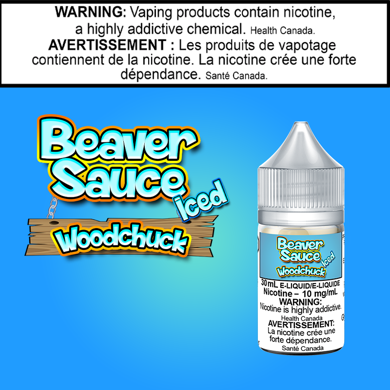 Beaver Sauce - Woodchuck Iced 30ml Salt British Columbia