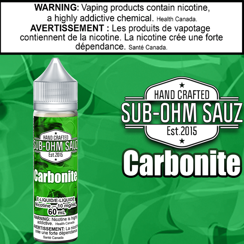 Sub Ohm Sauz - Carbonite 60ml Salt Saskatchewan