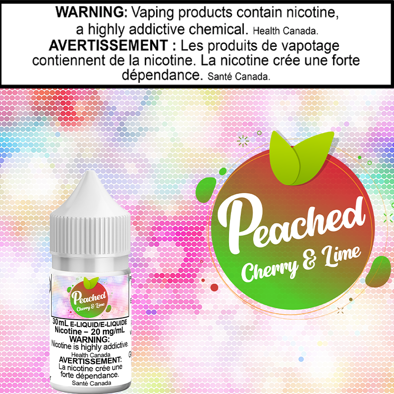 Peached - Cherry Lime - 30ml Salt Ontario