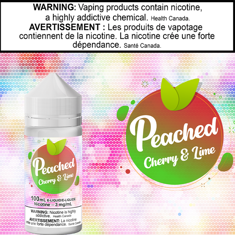 Peached - Cherry Lime - 100ml Ontario