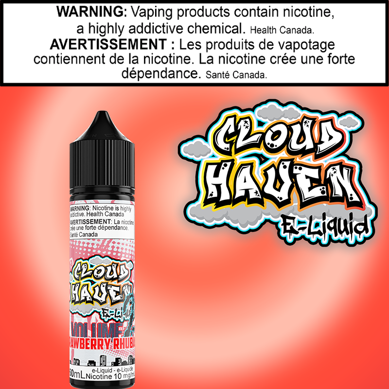 Cloud Haven - Strawberry Rhubarb 60ml salt - British Columbia