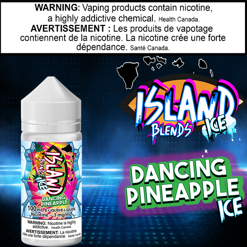 Island Blends - Dancing Pineapple Iced 100ml British Columbia