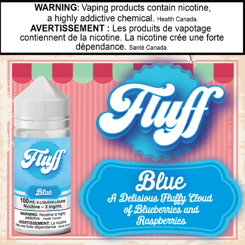 Fluff - Blue 100ml Salt Saskatchewan