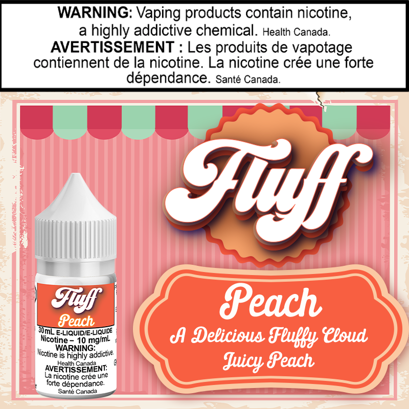 Fluff - Peach 30ml Salt Yukon