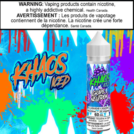 Khaos - Grape Neutron Iced 60ml Salt Yukon