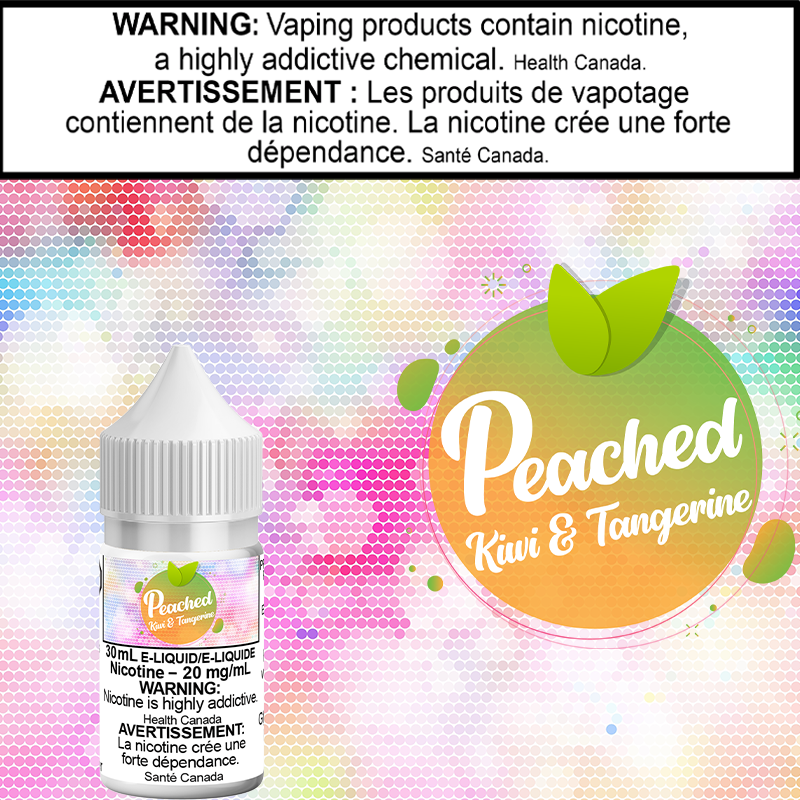 Peached - Kiwi Tangerine - 30ml Salt British Columbia