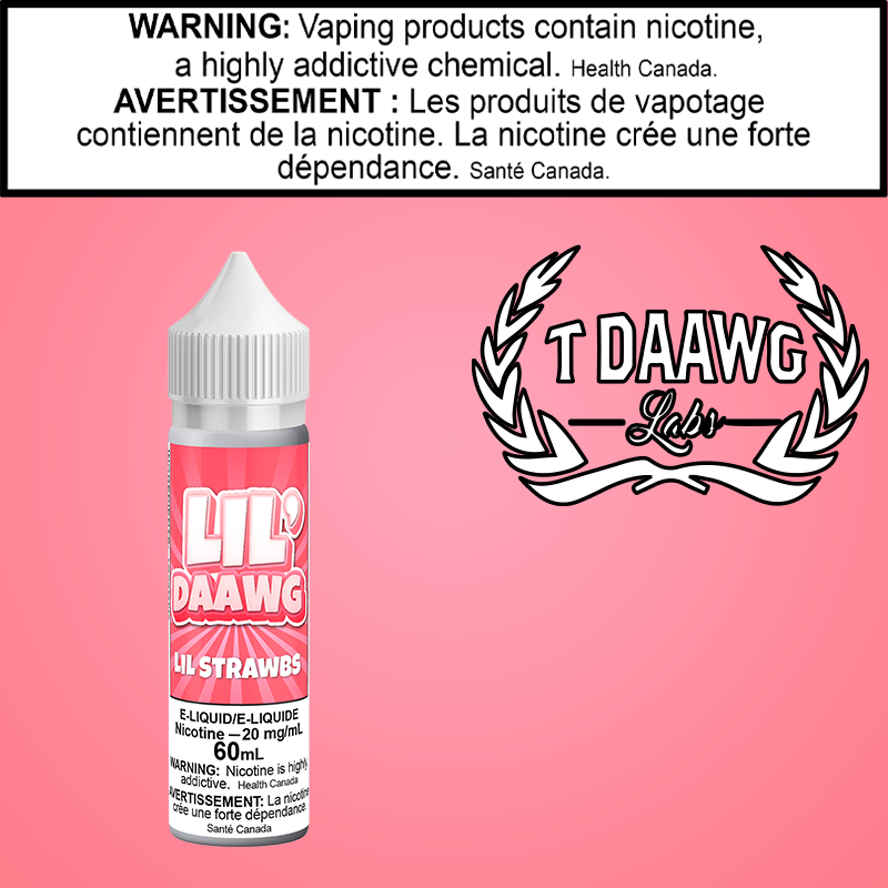 T Daawg - Lil' Strawbs 60ml Salt British Columbia