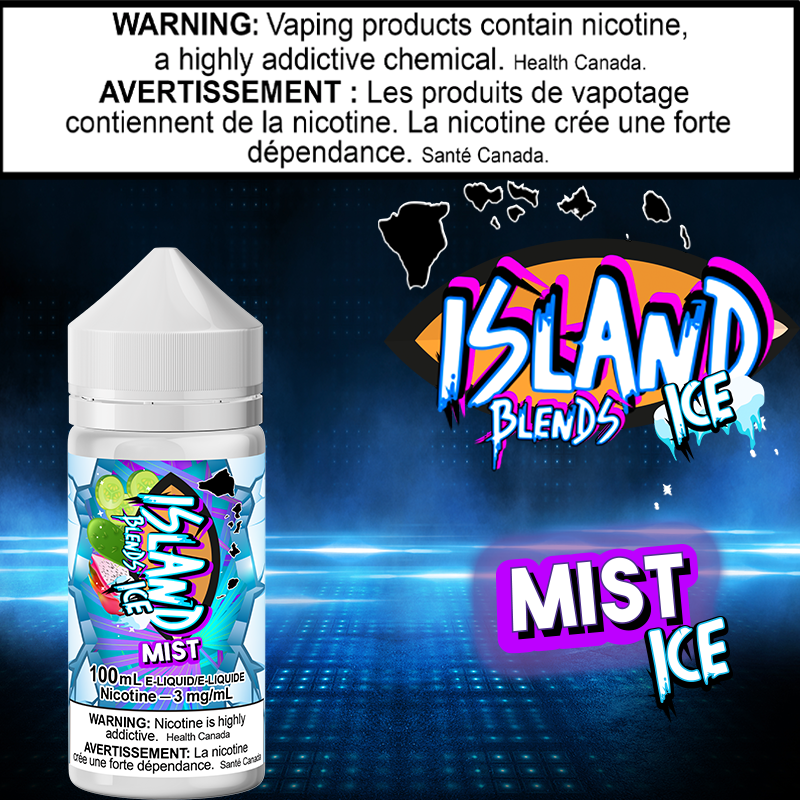 Island Blends - Mist - Iced - 100ml Ontario