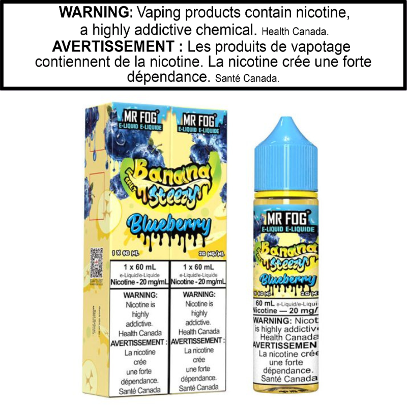 Mr Fog Banana Steezy E-Juice 60 Salt AB