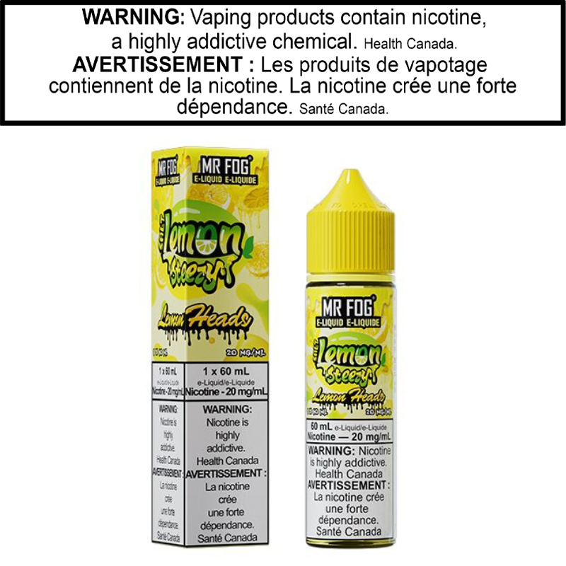 Mr Fog Lemon Steezy E-Juice 60 Salt AB