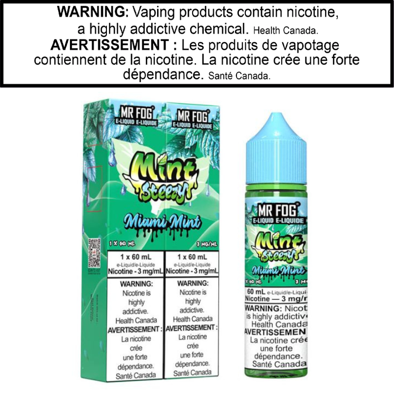 Mr Fog Mint Steezy E-Juice 60ml AB