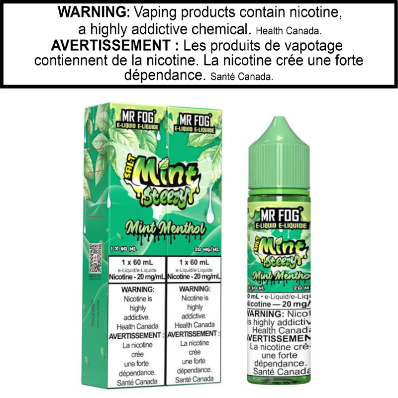 Mr Fog Mint Steezy E-Juice 60 Salt AB