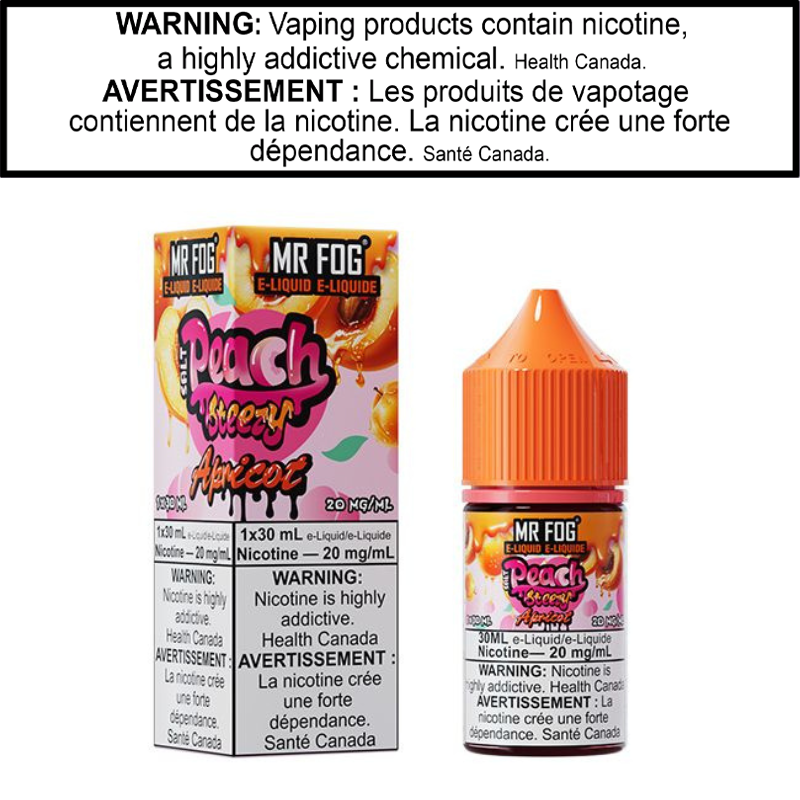 Mr Fog Peach Steezy E-Juice 30 Salt AB