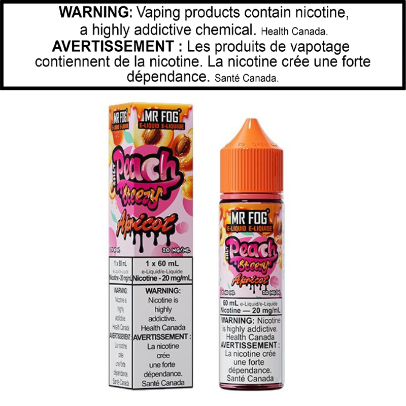 Mr Fog Peach Steezy E-Juice 60ml AB
