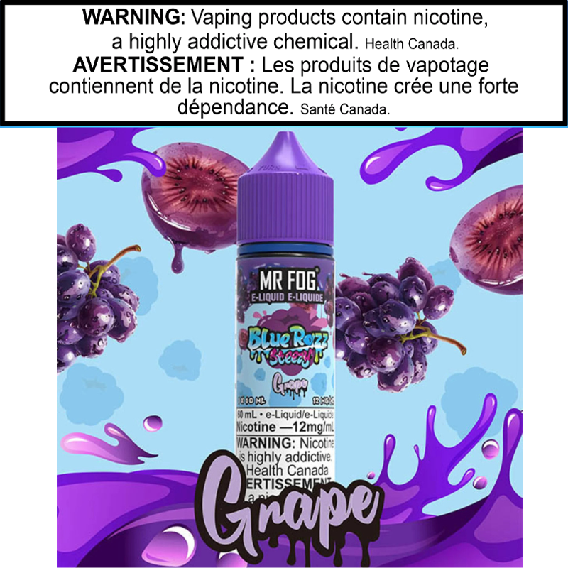 Mr Fog Blue Razz Steezy E-Juice 60ml AB