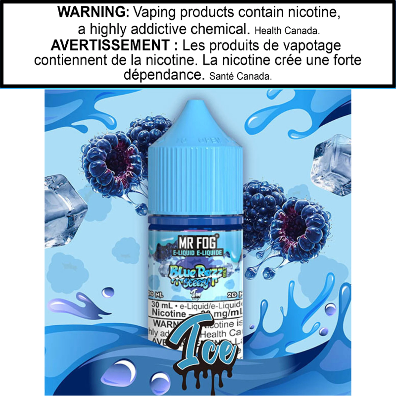Mr Fog Blue Razz Steezy E-Juice 30 Salt AB