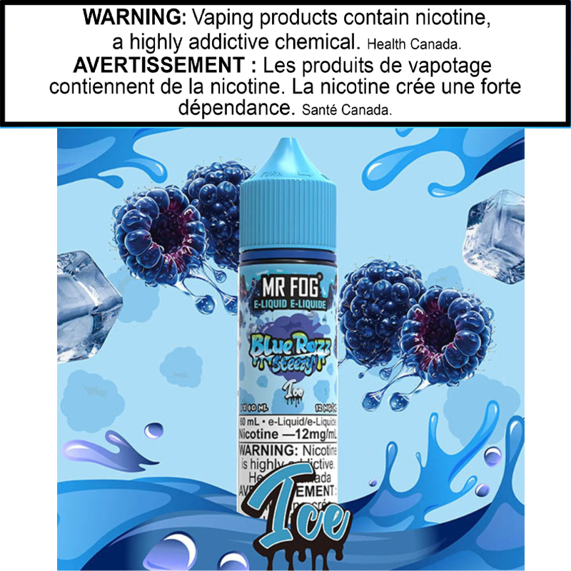 Mr Fog Blue Razz Steezy E-Juice 60ml AB