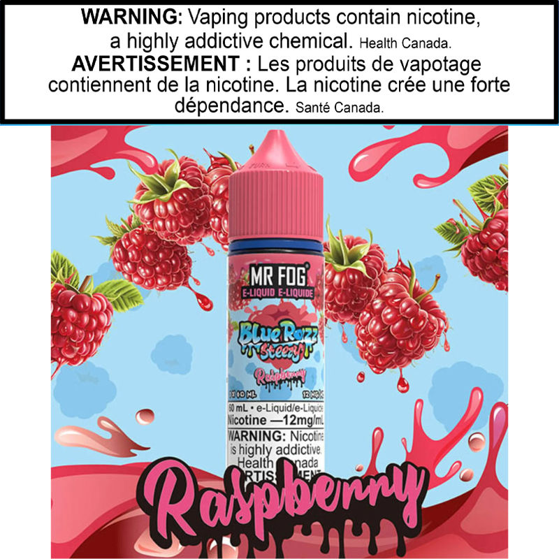 Mr Fog Blue Razz Steezy E-Juice 60ml AB