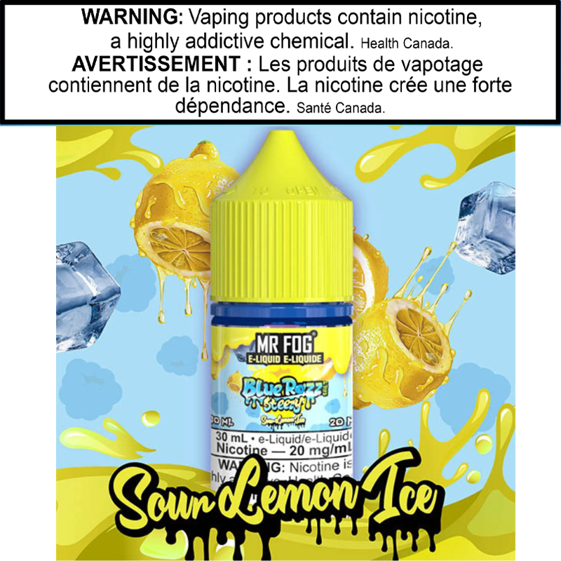 Mr Fog Blue Razz Steezy E-Juice 30 Salt AB