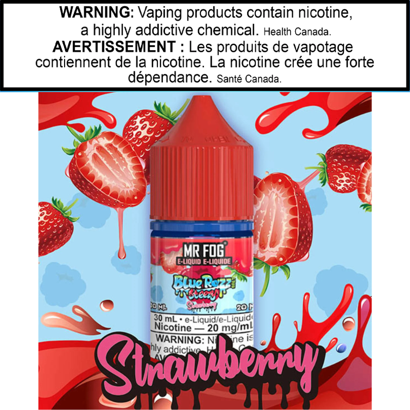 Mr Fog Blue Razz Steezy E-Juice 30 Salt AB