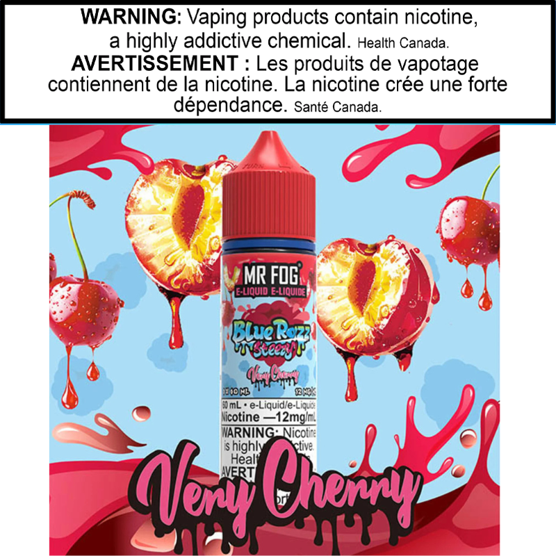 Mr Fog Blue Razz Steezy E-Juice 60ml AB