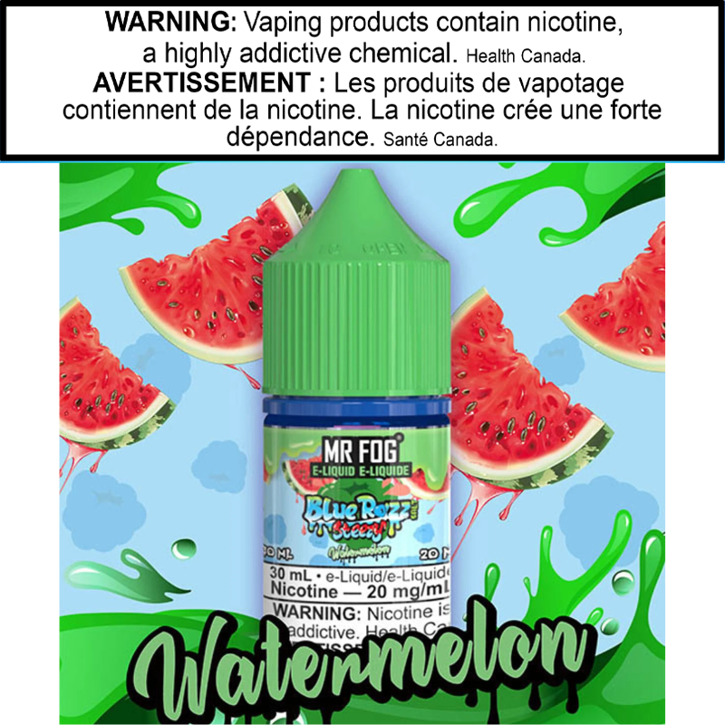 Mr Fog Blue Razz Steezy E-Juice 30 Salt AB