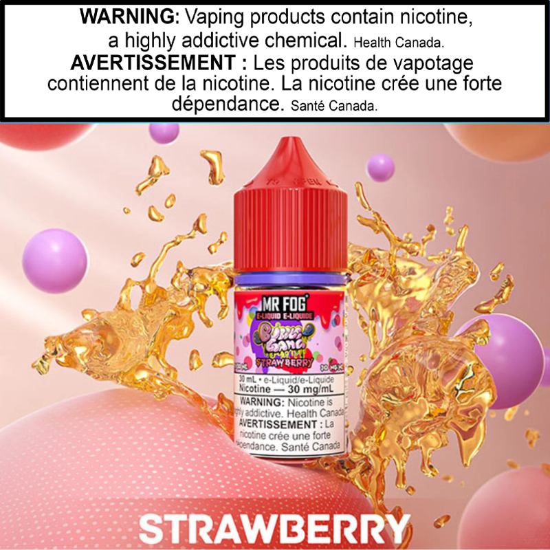 Mr Fog Bubble Gang E-Juice 30 Salt AB