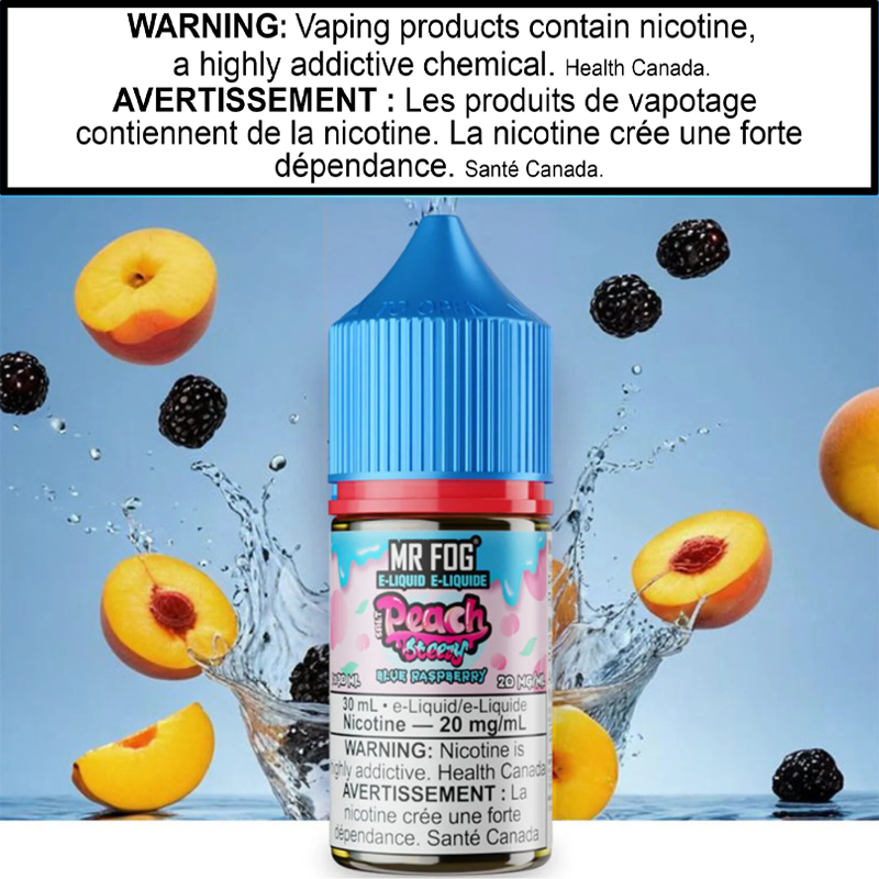 Mr Fog Peach Steezy E-Juice 30 Salt AB
