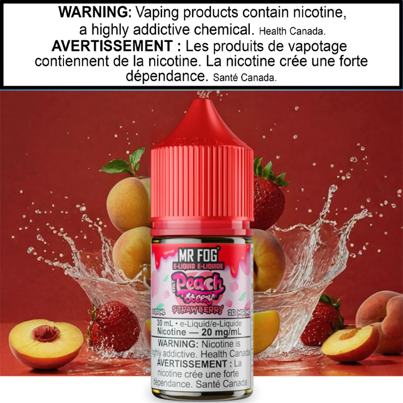 Mr Fog Peach Steezy E-Juice 30 Salt AB
