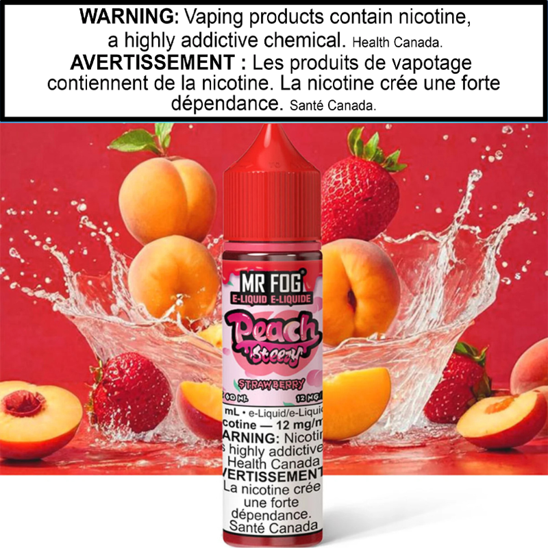 Mr Fog Peach Steezy E-Juice 60ml AB