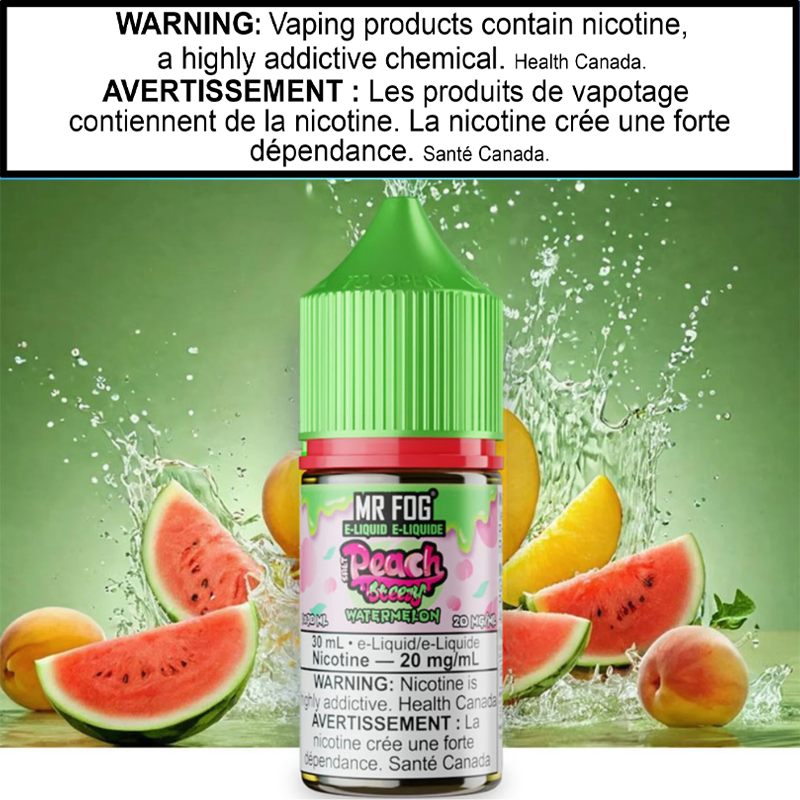 Mr Fog Peach Steezy E-Juice 30 Salt AB