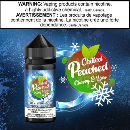 Peached - Cherry Lime - Chilled - 100ml Saskatchewan