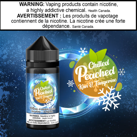 Peached - Kiwi Tangerine - Chilled - 100ml Salt British Columbia