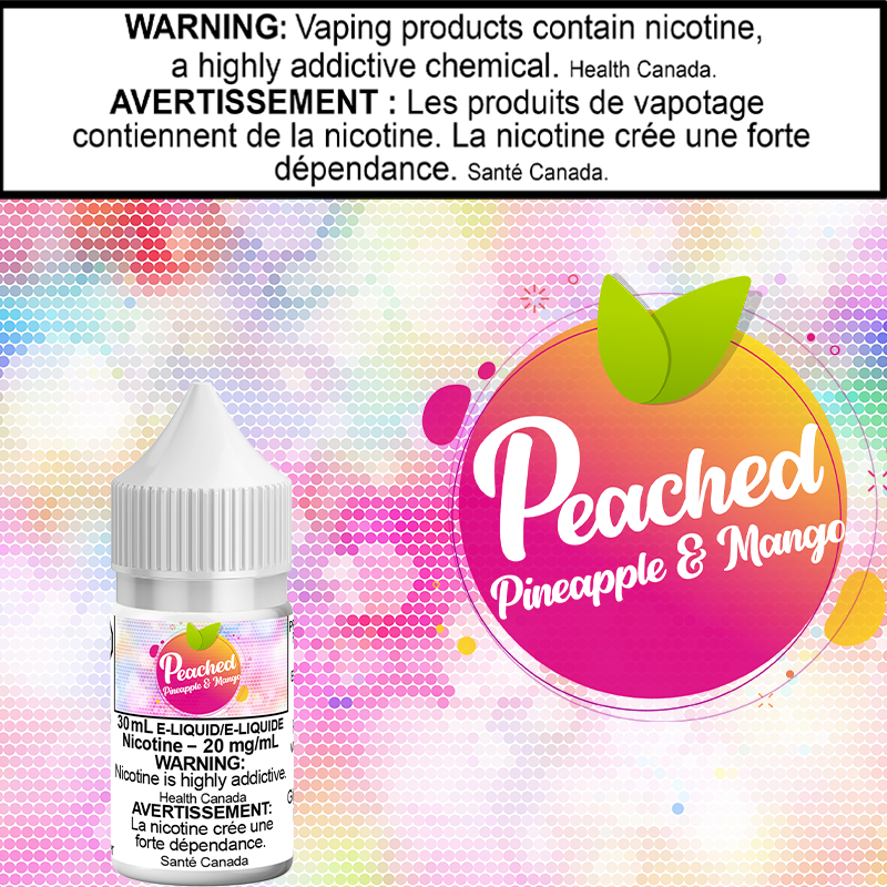 Peached - Pineapple Mango - 30ml Salt British Columbia