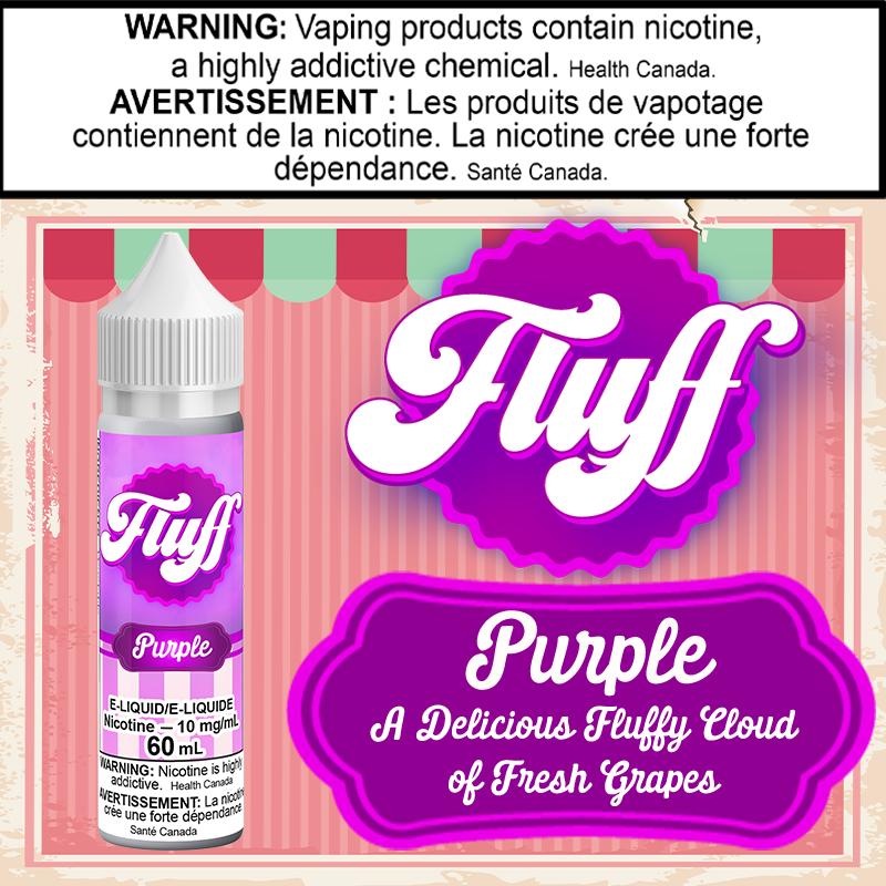 Fluff - Purple 60ml Salt Saskatchewan
